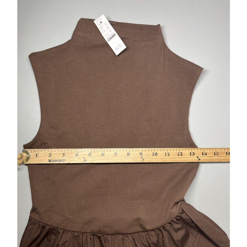 J. Crew Brown Sleeveless Midi Dress - Picture 7 of 11